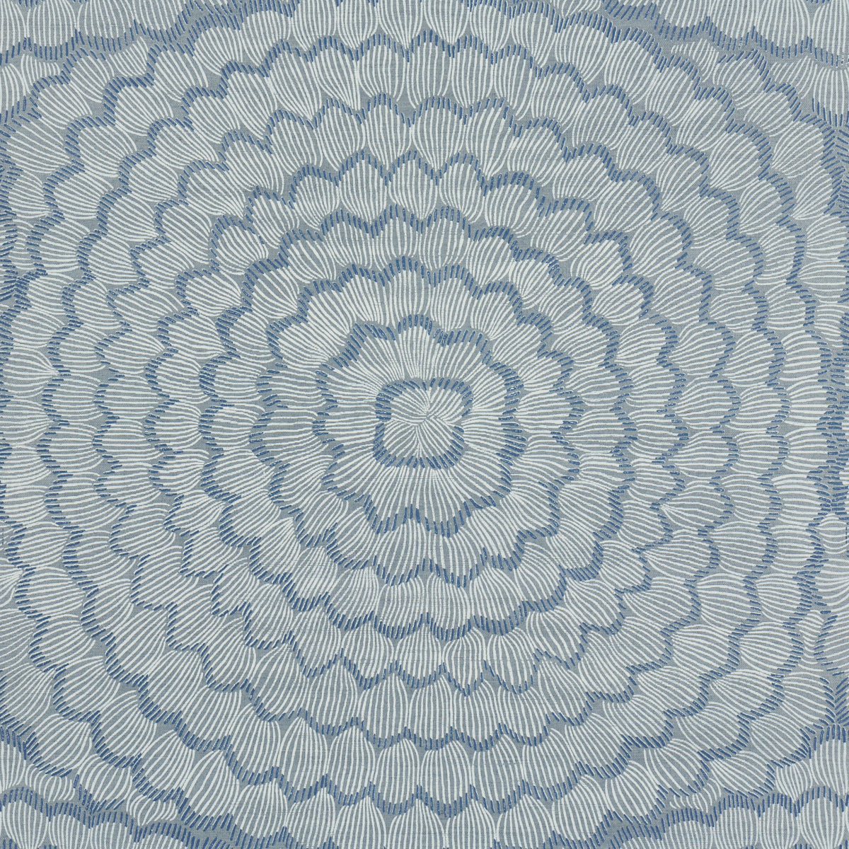 Purchase 5017711 | Feather Bloom Sisal, Cornflower - Schumacher Wallpaper