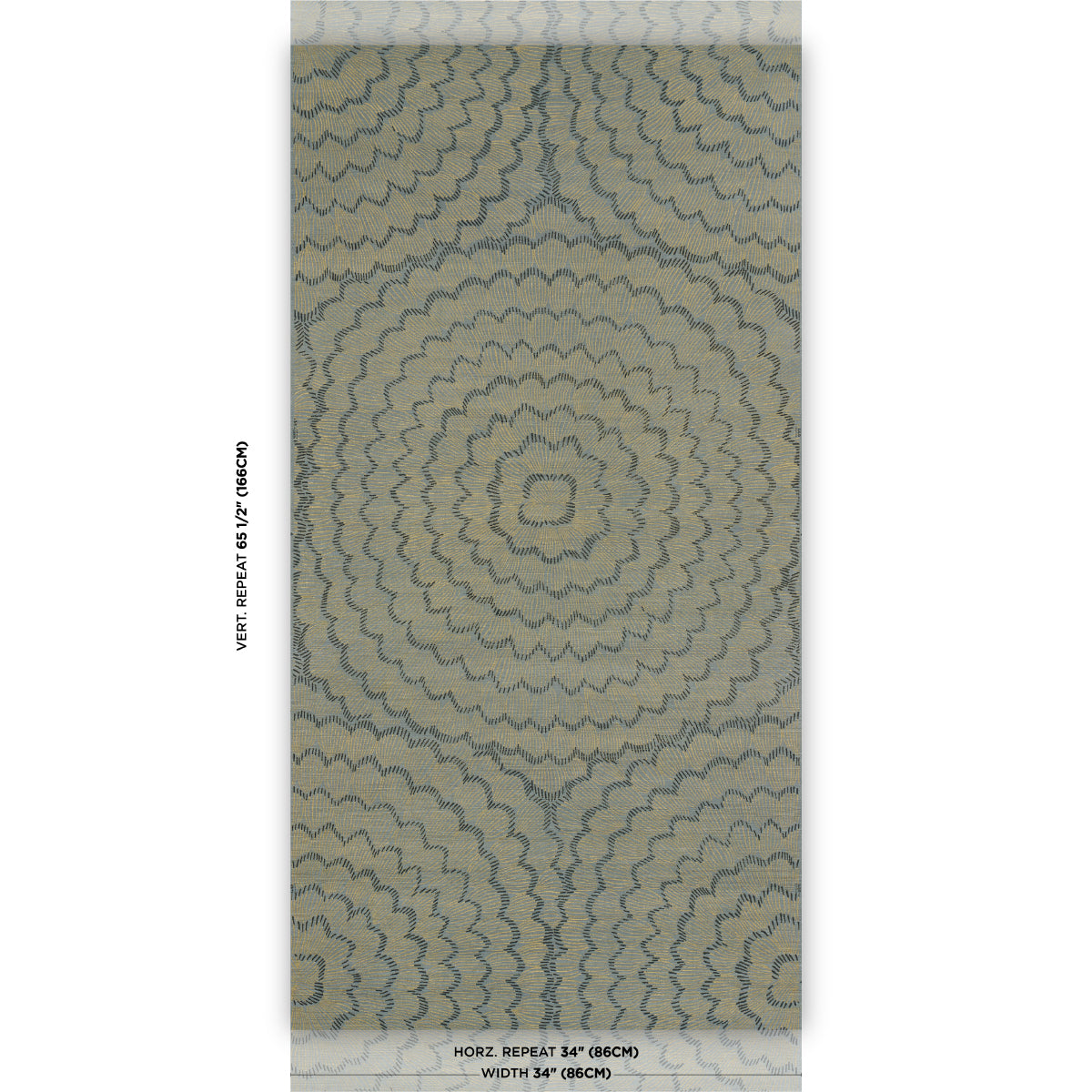 Purchase 5017712 | Feather Bloom Sisal, Nile - Schumacher Wallpaper