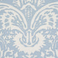 Purchase 5017721 | Suffolk Damask, Blue - Schumacher Wallpaper