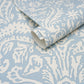 Purchase 5017721 | Suffolk Damask, Blue - Schumacher Wallpaper