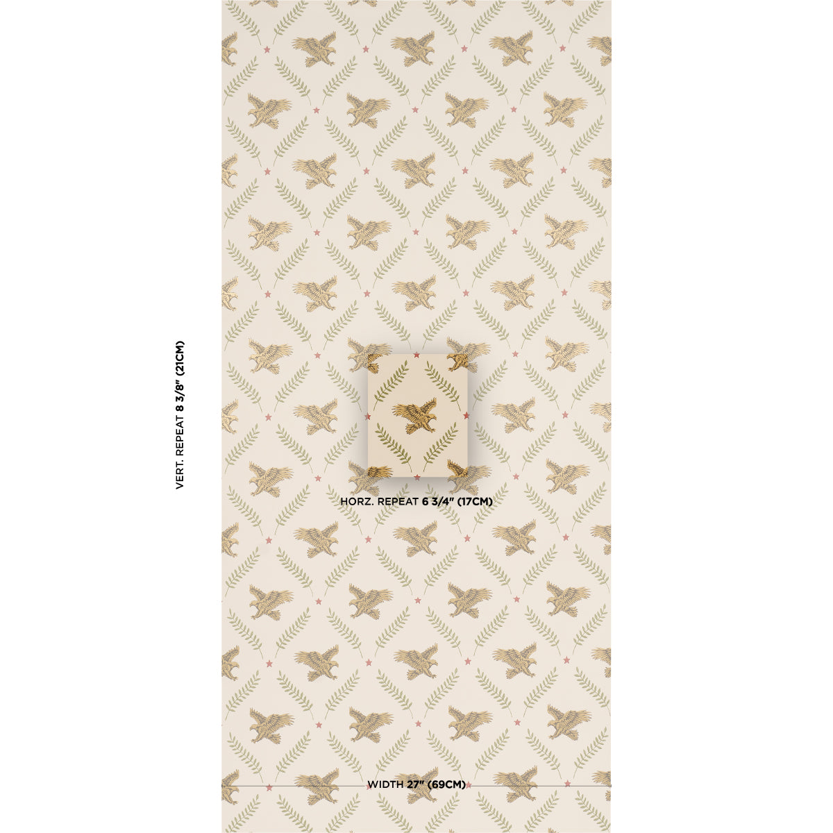 Purchase 5017740 | Lolaire, Ivory - Schumacher Wallpaper