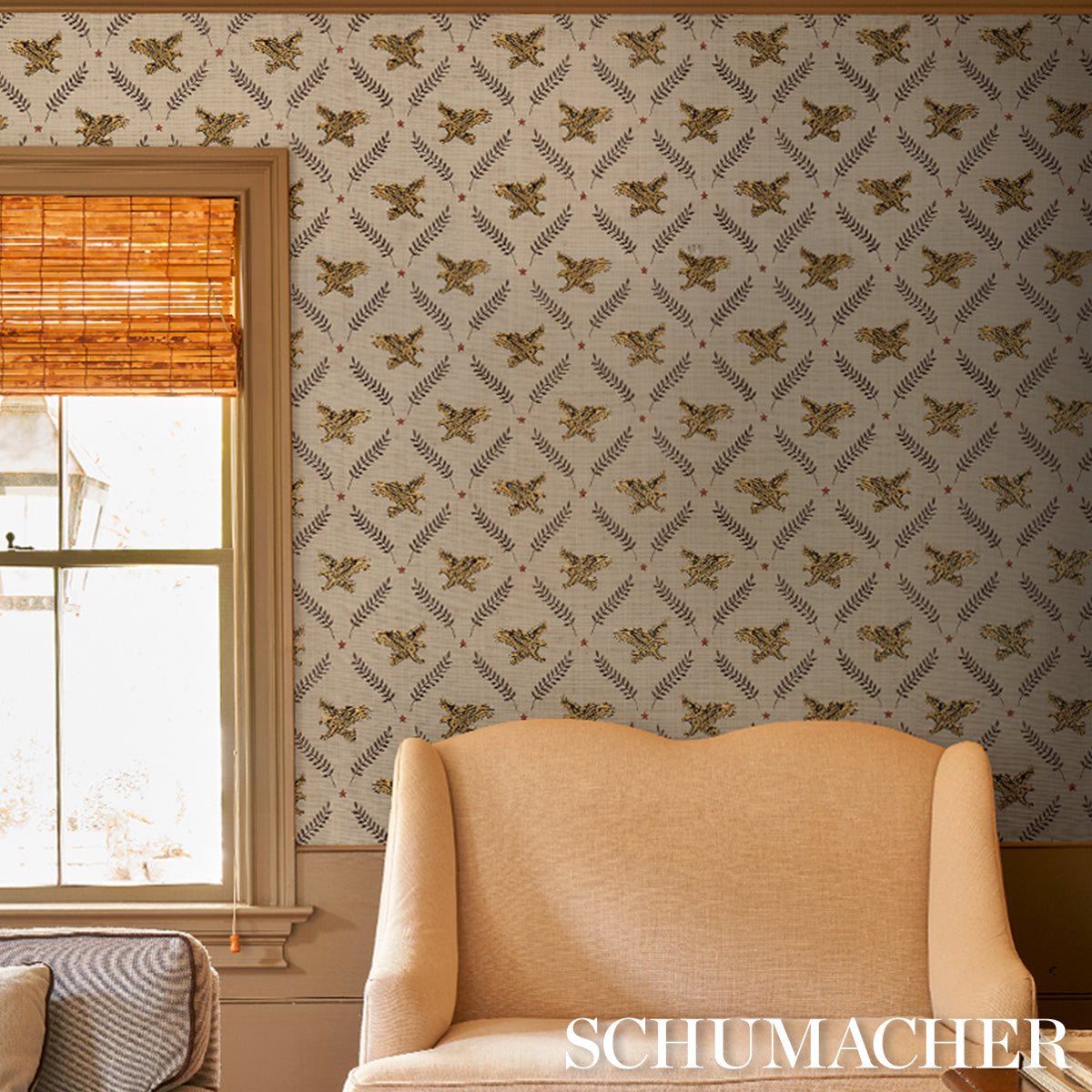 Purchase 5017741 | Lolaire, Document - Schumacher Wallpaper