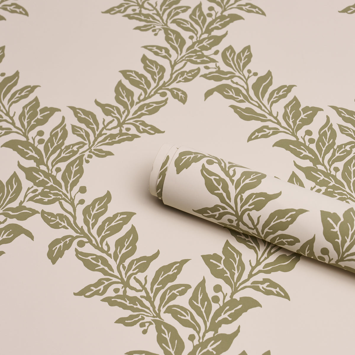 Purchase 5017750 | Tyninghame Trellis, Sage - Schumacher Wallpaper