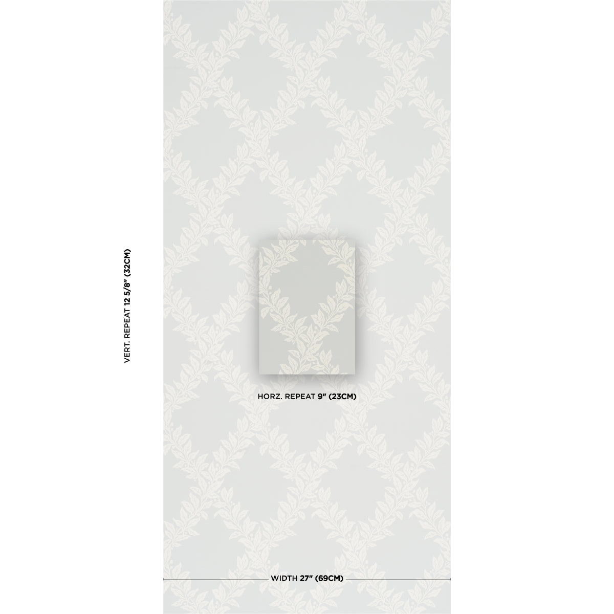 Purchase 5017752 | Tyninghame Trellis, Sky - Schumacher Wallpaper
