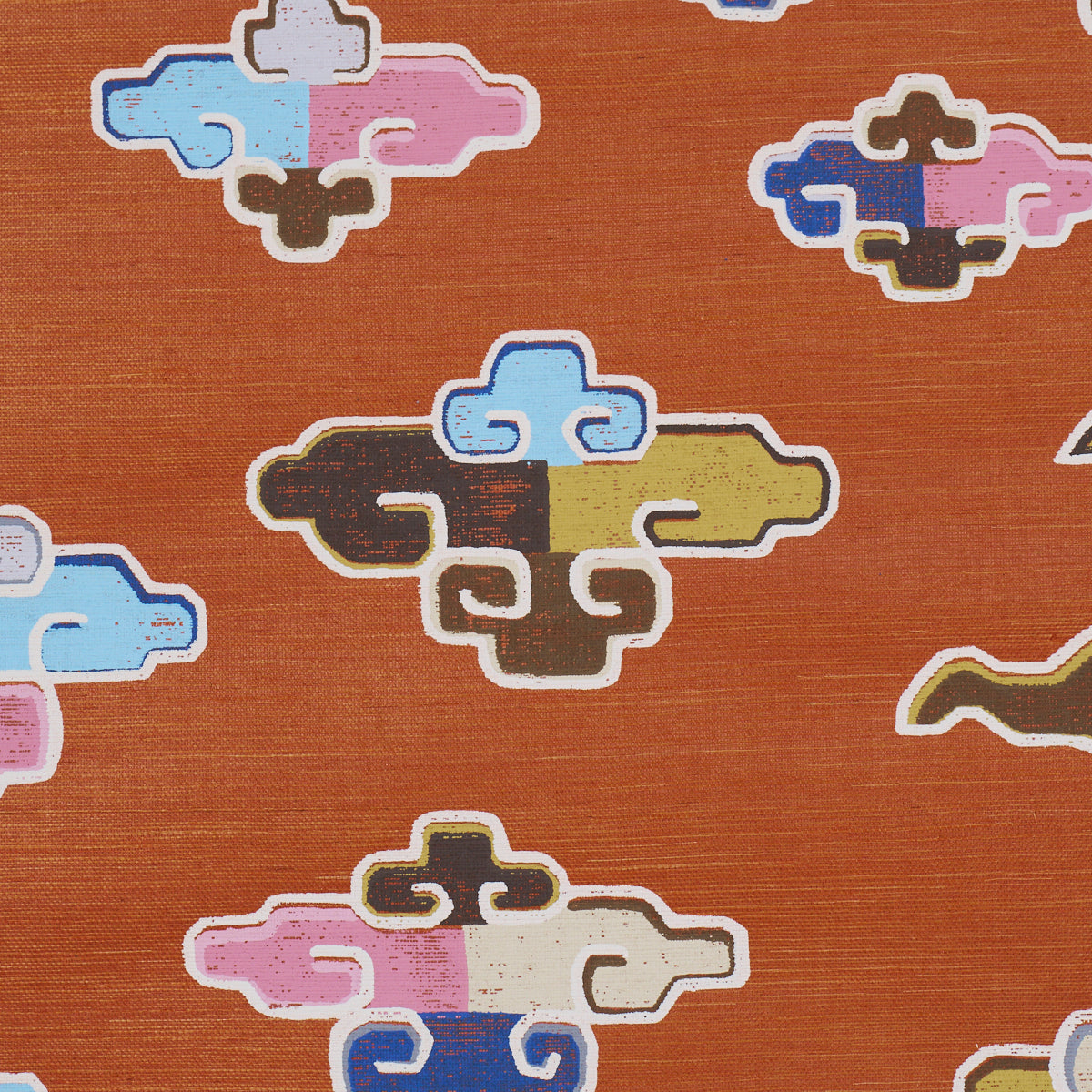 Purchase 5017760 | In Dreams, Persimmon - Schumacher Wallpaper