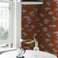 Purchase 5017760 | In Dreams, Persimmon - Schumacher Wallpaper