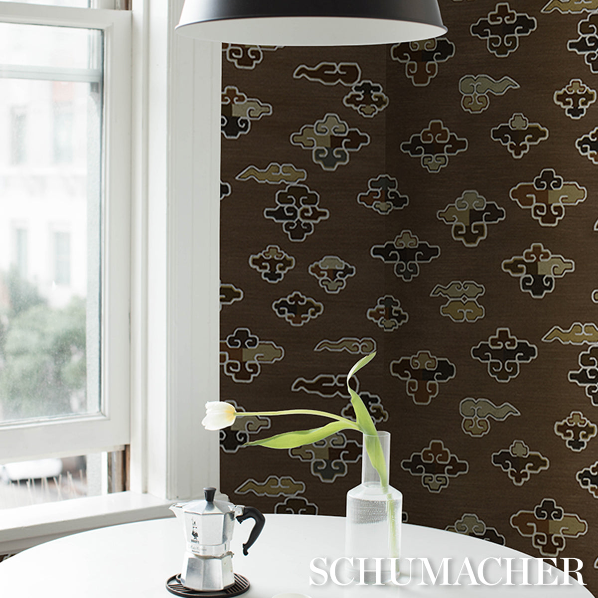 Purchase 5017761 | In Dreams, Sable - Schumacher Wallpaper