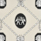 Purchase 5017840 | Edith, Black & Ivory - Schumacher Wallpaper