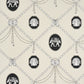 Purchase 5017840 | Edith, Black & Ivory - Schumacher Wallpaper