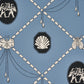 Purchase 5017841 | Edith, Blue - Schumacher Wallpaper