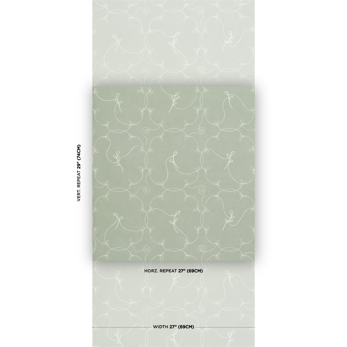 Purchase 5017851 | Broderie, Cool Green - Schumacher Wallpaper
