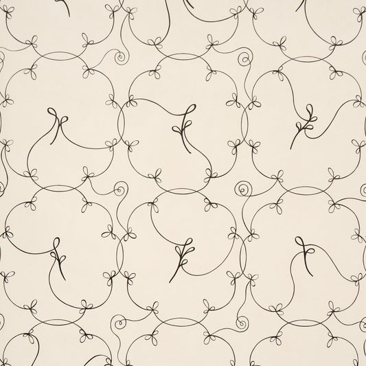 Purchase 5017852 | Broderie, Black & Ivory - Schumacher Wallpaper