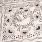 Purchase 5017860 | Garden Of Hearts, Black & Ivory - Schumacher Wallpaper