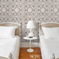 Purchase 5017860 | Garden Of Hearts, Black & Ivory - Schumacher Wallpaper