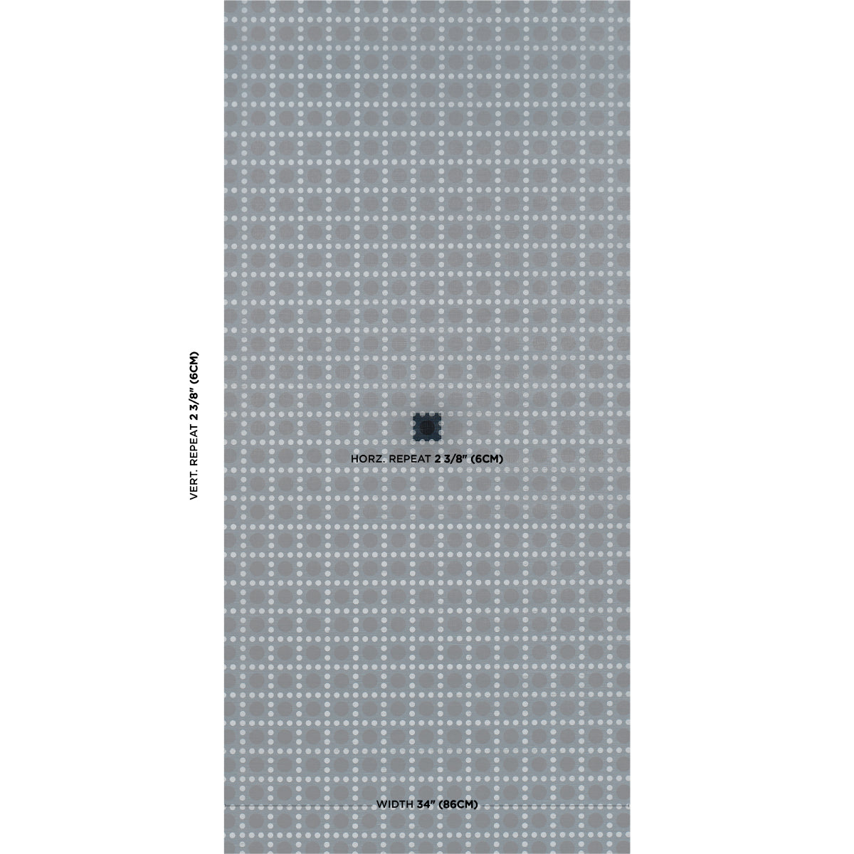 Purchase 5017873 | Puntini Sisal, Indigo - Schumacher Wallpaper