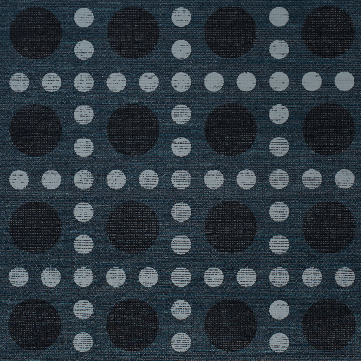Purchase 5017873 | Puntini Sisal, Indigo - Schumacher Wallpaper