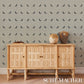Purchase 5017890 | Birds Print, Black On Natural - Schumacher Wallpaper