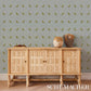 Purchase 5017891 | Birds Print, Green On Sky - Schumacher Wallpaper
