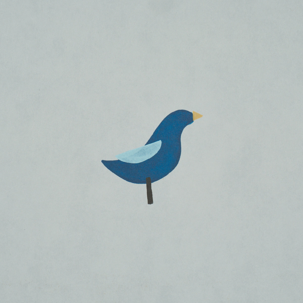 Purchase 5017892 | Birds Print, Navy On Sky - Schumacher Wallpaper