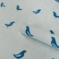 Purchase 5017892 | Birds Print, Navy On Sky - Schumacher Wallpaper
