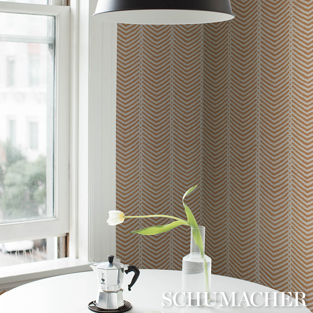 Purchase 5017902 | La Jolla, Spice - Schumacher Wallpaper