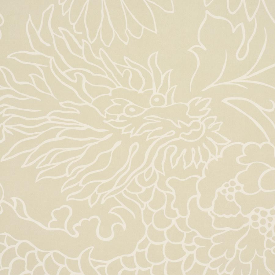 Purchase 5017922 | Chiang Mai Dragon Silhouette, Mistral Sand - Schumacher Wallpaper