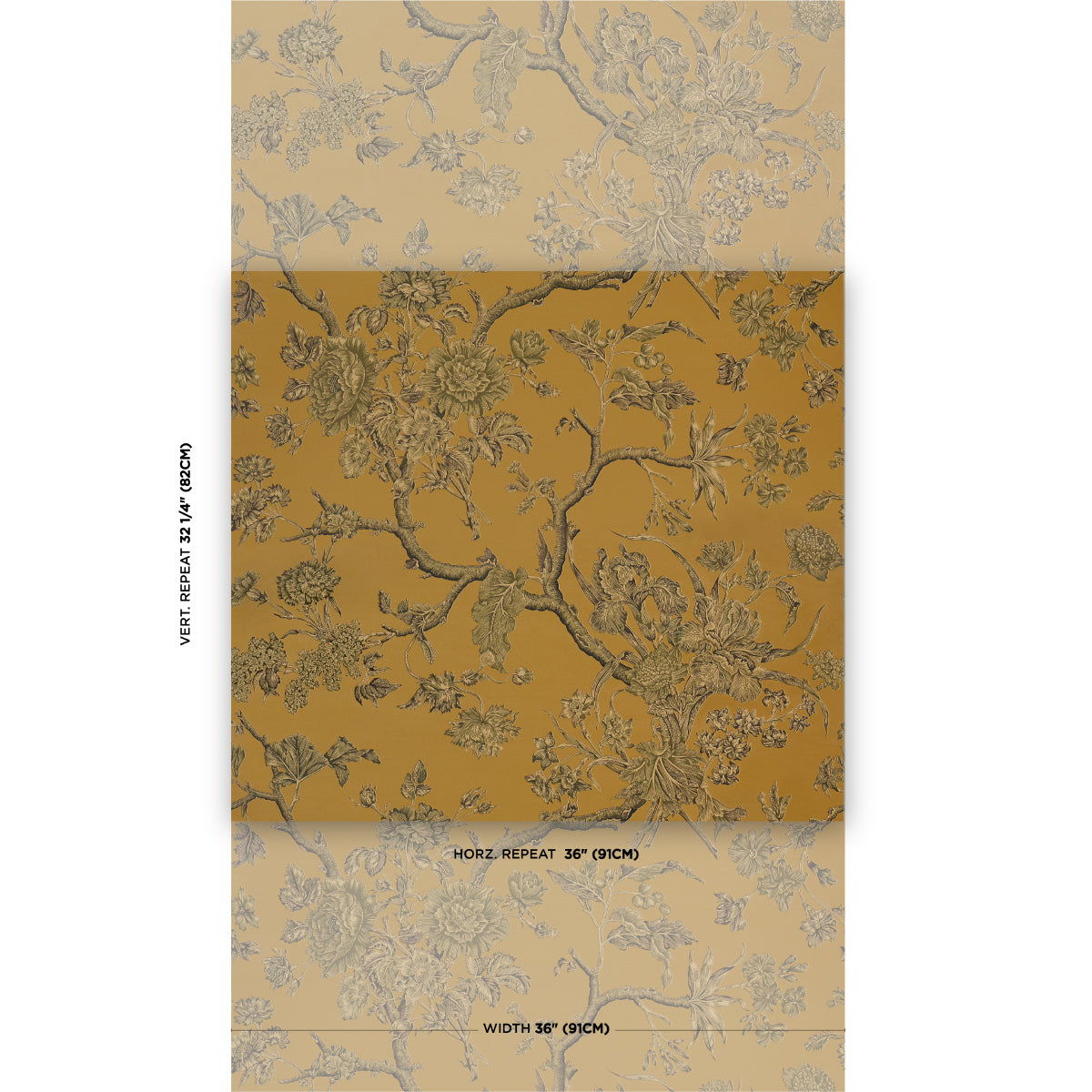 Purchase 5017970 | Inverness Garden, Document - Schumacher Wallpaper