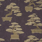 Purchase 5018001 | Bonsai Tree, Aubergine - Schumacher Wallpaper