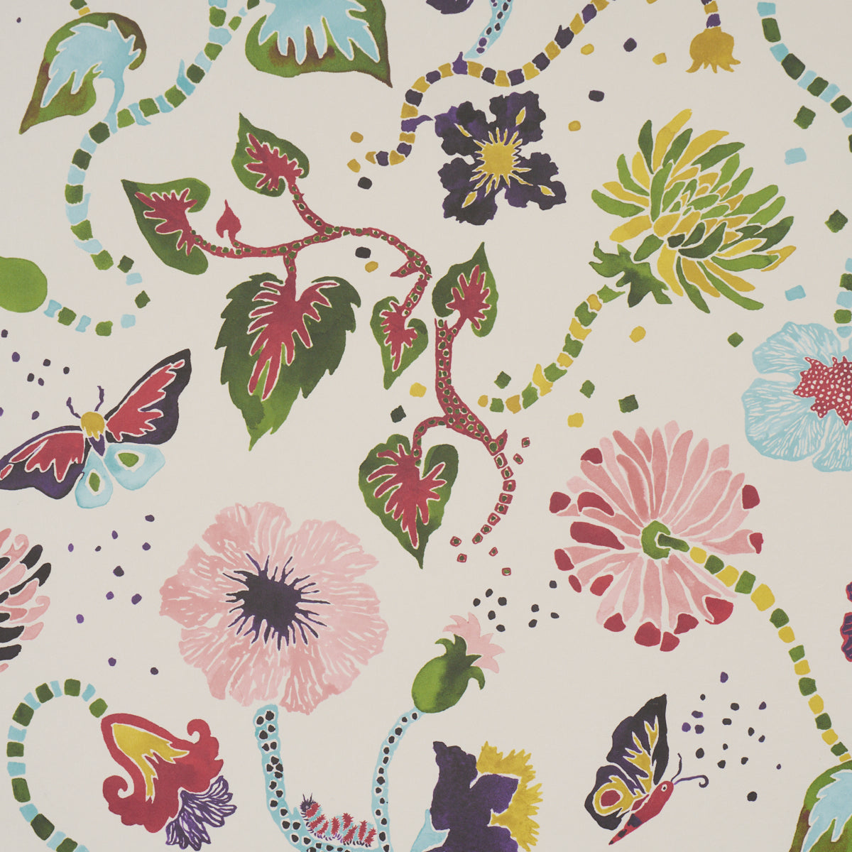 Purchase 5018060 | Gloriette, Multi - Schumacher Wallpaper