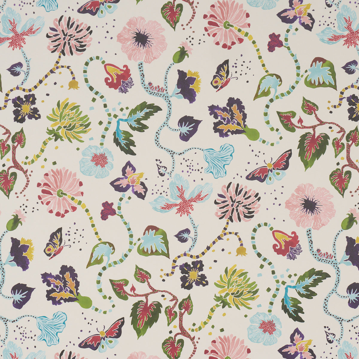 Purchase 5018060 | Gloriette, Multi - Schumacher Wallpaper