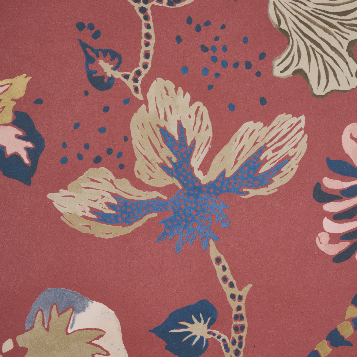 Purchase 5018062 | Gloriette, Red - Schumacher Wallpaper