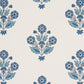 Purchase 5018090 | Dalila Hand-Screen Print, Blue - Schumacher Wallpaper