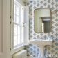 Purchase 5018090 | Dalila Hand-Screen Print, Blue - Schumacher Wallpaper