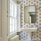 Purchase 5018091 | Dalila Hand-Screen Print, Red & Blue - Schumacher Wallpaper