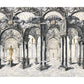 Purchase 5018110 | Palazzo 4 Panel Set, Antique Blue - Schumacher Wallpaper