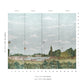 Purchase 5018122 | Promenade 4 Panel Set, Sky - Schumacher Wallpaper