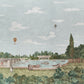 Purchase 5018122 | Promenade 4 Panel Set, Sky - Schumacher Wallpaper