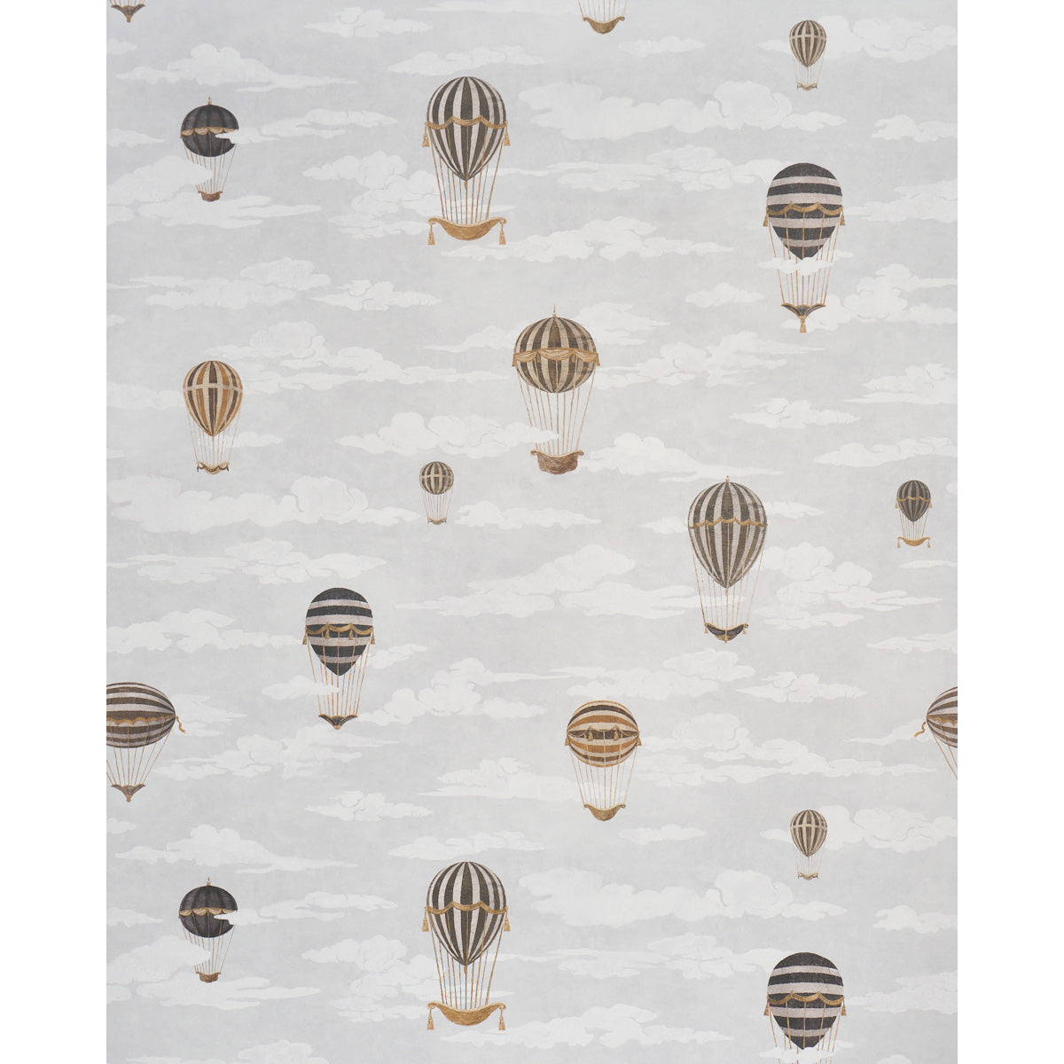 Purchase 5018130 | Up, Up And Away!, Grisaille - Schumacher Wallpaper