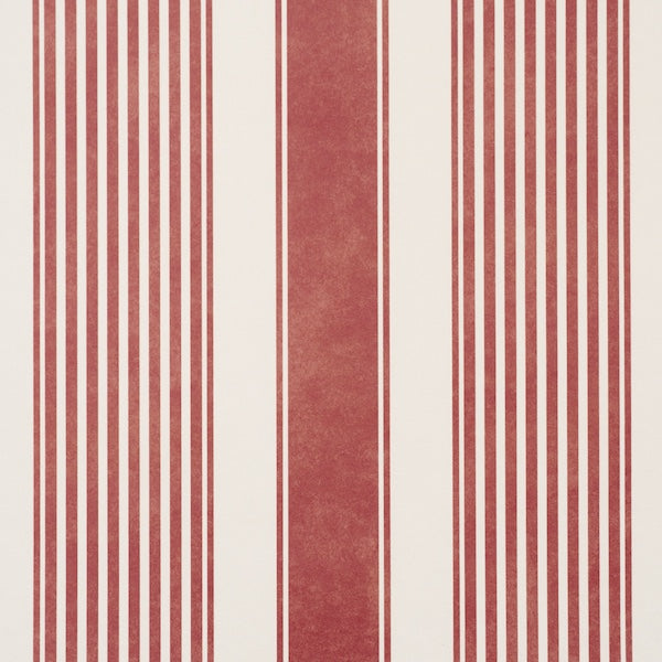 Purchase 5018140 | Summerville Stripe, Currant - Schumacher Wallpaper