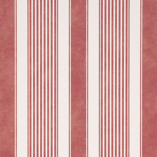 Purchase 5018140 | Summerville Stripe, Currant - Schumacher Wallpaper