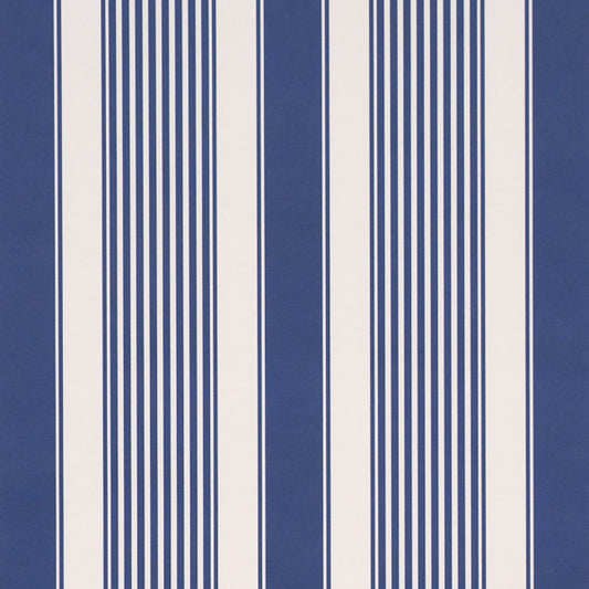 Purchase 5018141 | Summerville Stripe, Indigo - Schumacher Wallpaper