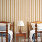 Purchase 5018143 | Summerville Stripe, Ochre - Schumacher Wallpaper