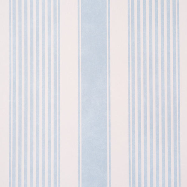 Purchase 5018144 | Summerville Stripe, Sky - Schumacher Wallpaper