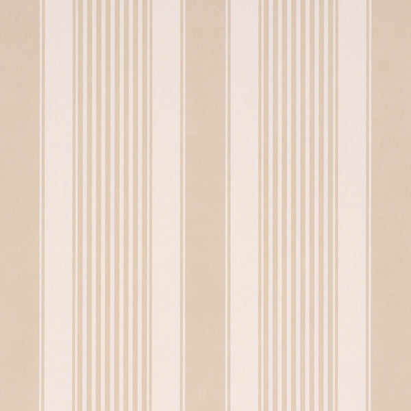 Purchase 5018145 | Summerville Stripe, Birch - Schumacher Wallpaper
