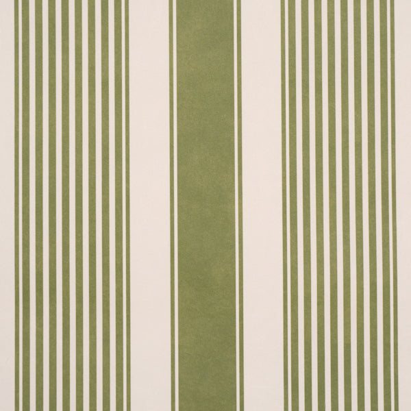 Purchase 5018147 | Summerville Stripe, Moss - Schumacher Wallpaper