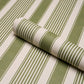 Purchase 5018147 | Summerville Stripe, Moss - Schumacher Wallpaper