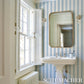 Purchase 5018150 | Louise Stripe, Blue - Schumacher Wallpaper