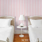 Purchase 5018153 | Louise Stripe, Rose - Schumacher Wallpaper