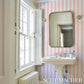Purchase 5018153 | Louise Stripe, Rose - Schumacher Wallpaper