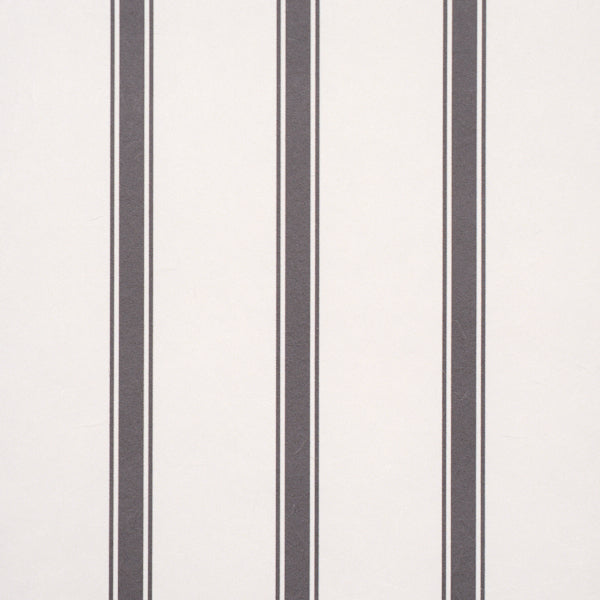 Purchase 5018166 | Westerly Stripe, Charcoal - Schumacher Wallpaper